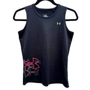 Under Armour HeatGear Gym Workout Compression Activewear Tank XS Sleeveless Gym